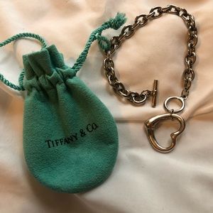 Tiffany & Co Elsa Peretti open heart bracelet